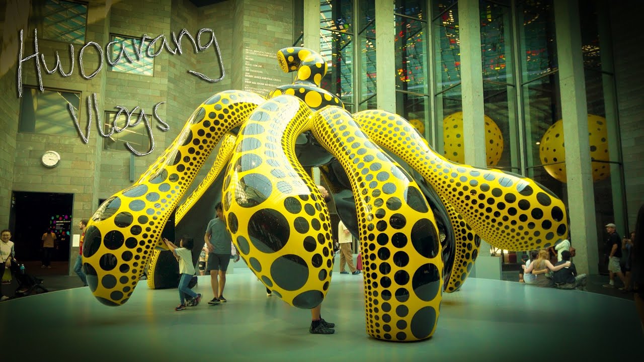 hwoarangvlogs - a very yayoi kusama ngv experience