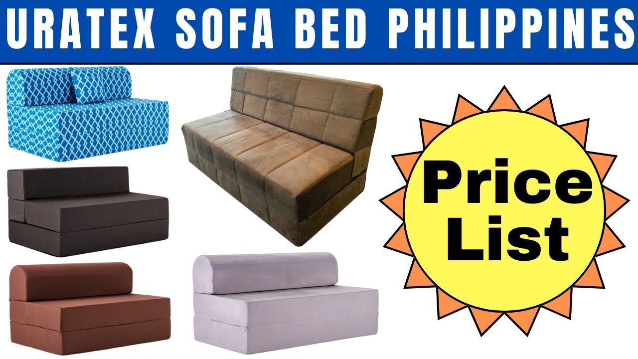 Uratex Sofa Bed Philippines Price List 2024 | Single, Double Size, Queen Size Folding Sofa Cum Bed