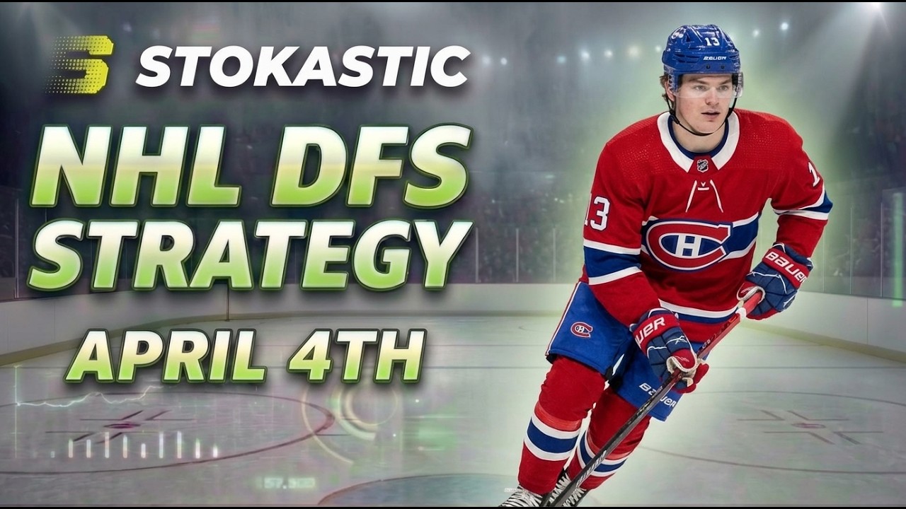 NHL DFS Strategy Saturday 4/4/26 | DraftKings & FanDuel Daily Fantasy Hockey Picks