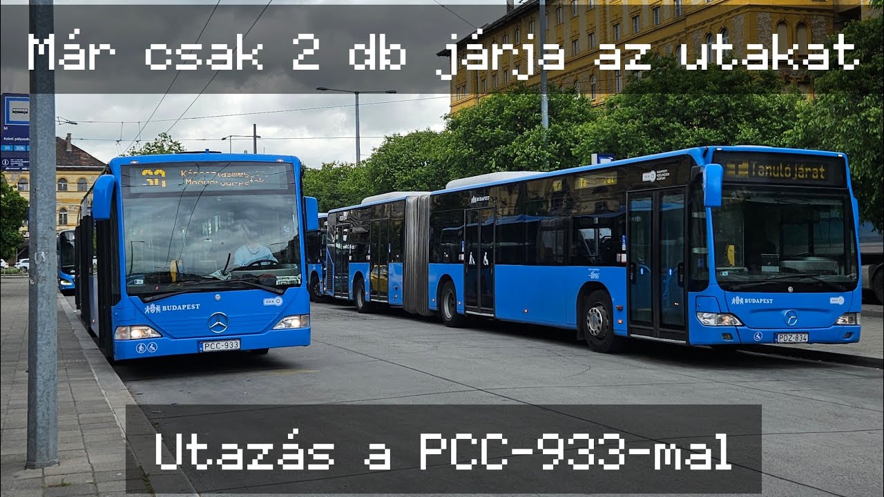 2025.05.19 Utazás a PCC-933-mal, az egyik utolsó Mercedes Citaro G-vel