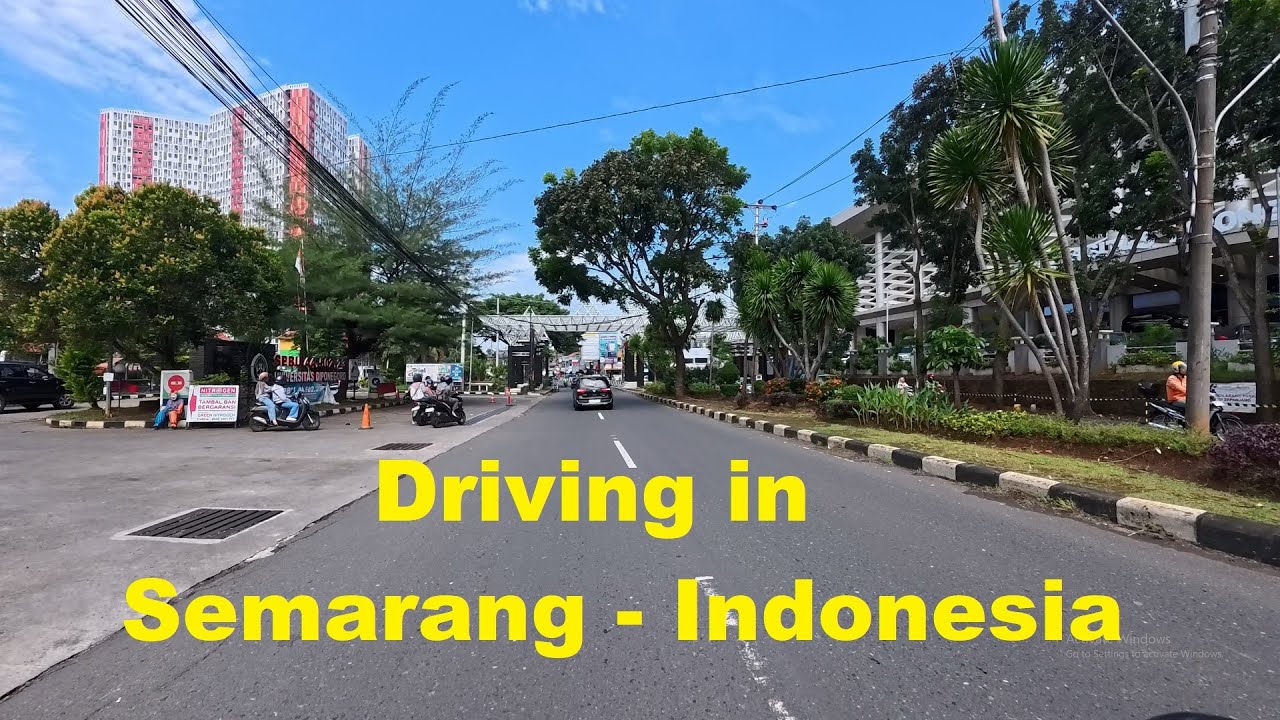 Driving dari UNDIP Tembalang to Banyumanik via Jln. Tirto Agung, Semarang