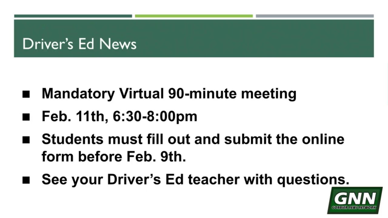 Good Morning Gobblers! 2/6/26