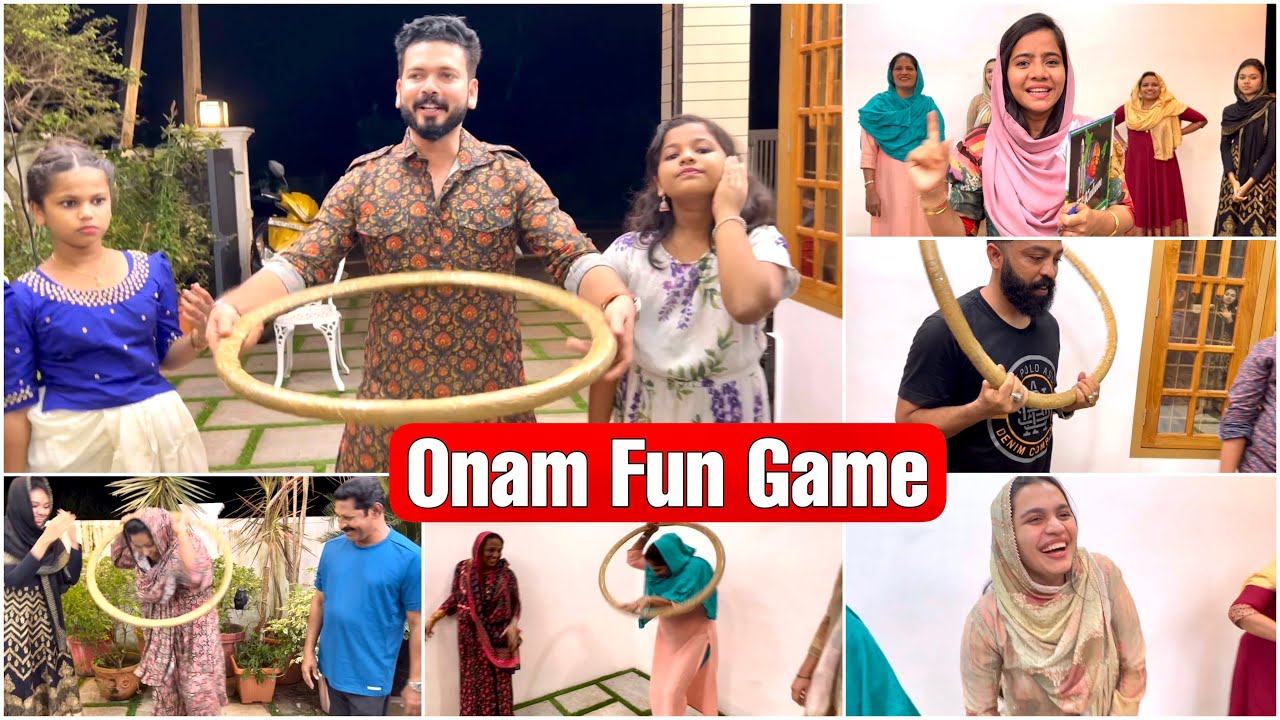 Tyre Passing Fun Game 🤣 | Onam Games 😍 | Mashura | Basheer Bashi | Suhana