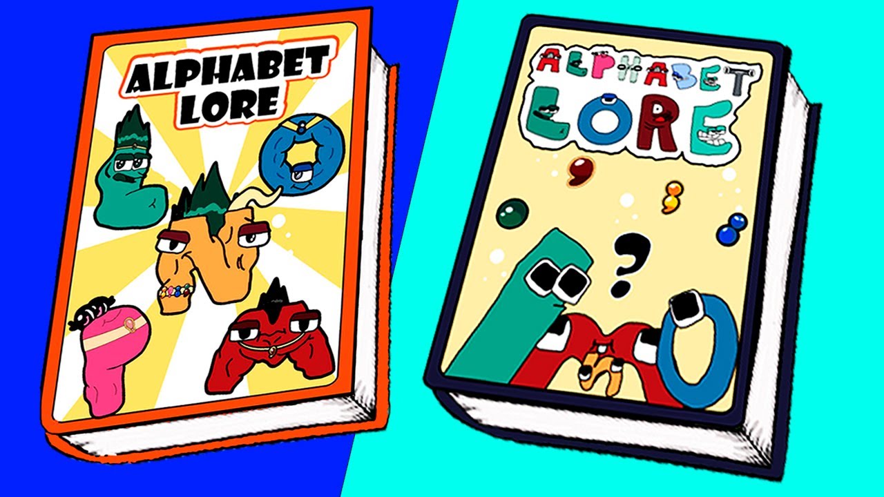 LIBROS DE JUEGOS  COLECCION 📒 ALPHABET LORE - REAL LIFE