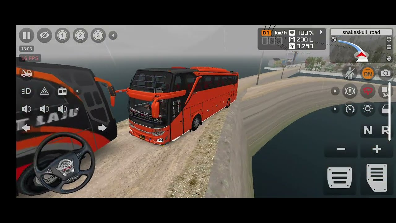 Panda bus😲🔥Bus Simulator Indonesia,snake road🔥 upcoming video#Bus Simulator Indonesia#gaming
