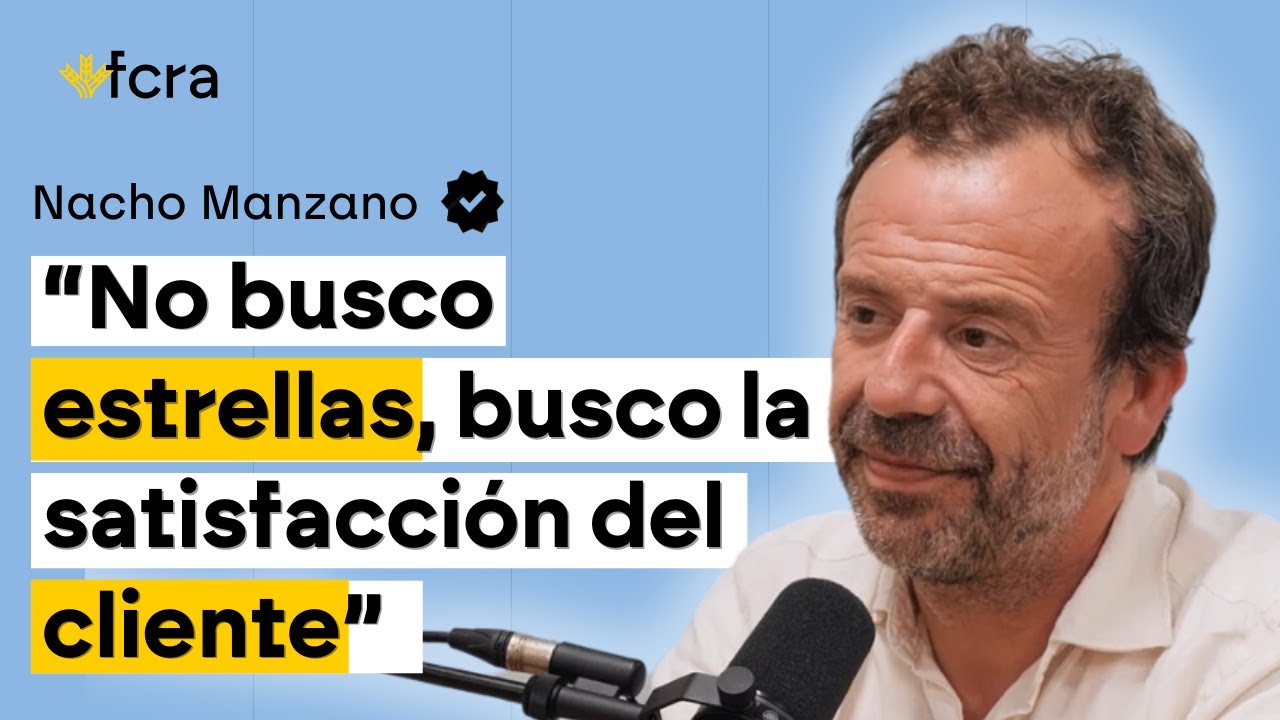 Nacho Manzano, ★★★ Michelin, habla sobre Innovación en la cocina - #5 Personas que dan Vida - FCRA