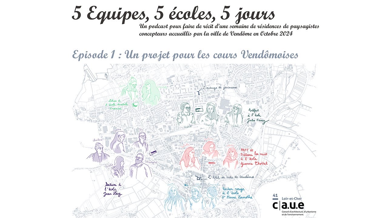 5 équipes, 5 écoles, 5 jours, épisode 1/5 : un projet pour les cours vendômoises