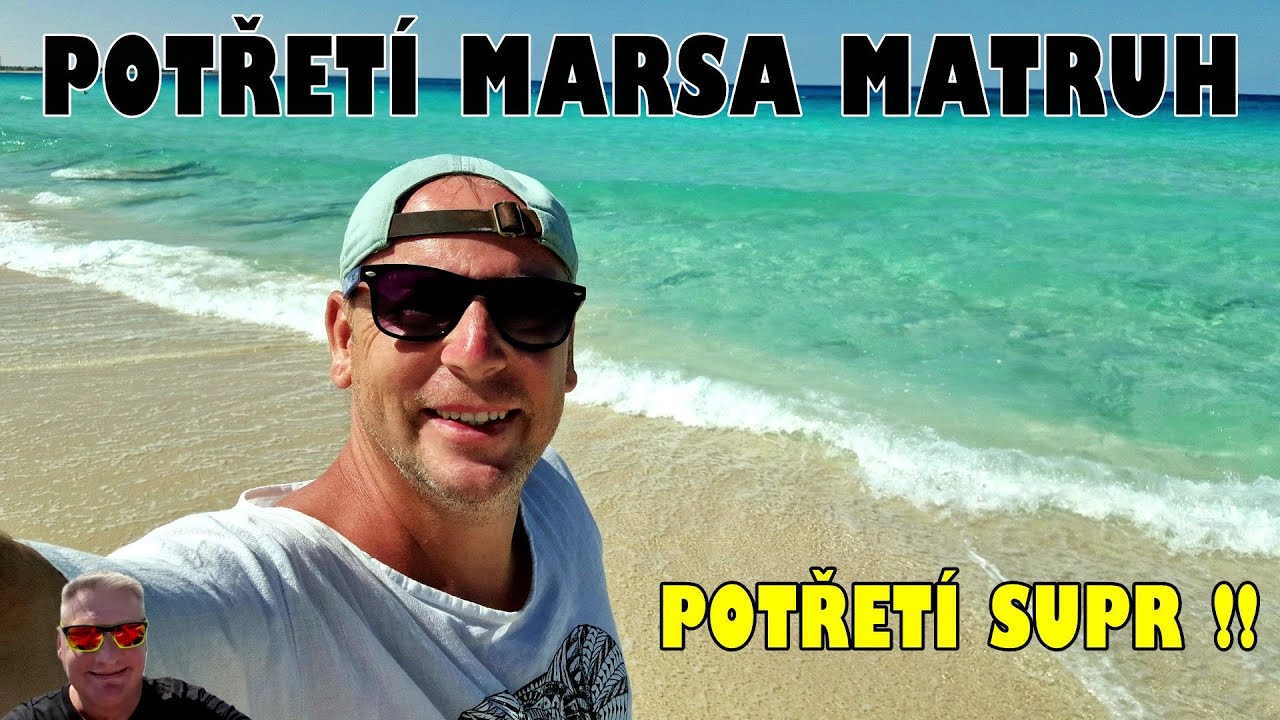 JEDNY Z NEJČISTŠÍCH POBŘEŽNÍCH VOD, JAKÉ JSME KDY VIDĚLI! Hotel CLEOPATRA SIDI HENEISH, Marsa Matruh