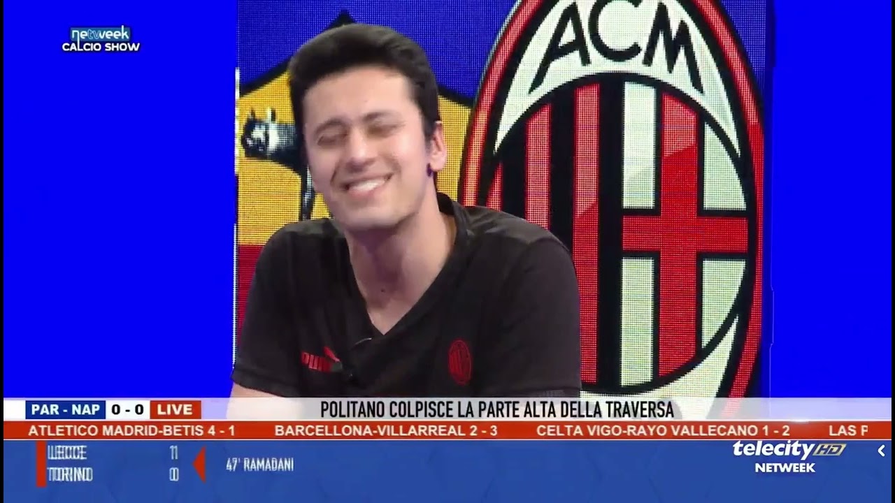 La delusione di Matteo Mosconi in ROMA - MILAN 3 - 1