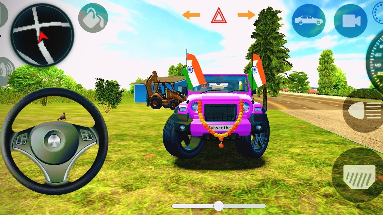 Modified Mahindra Thar😈Games:Indian pink Thar (Gadi Wala Games) Car Game Android Game - #2026