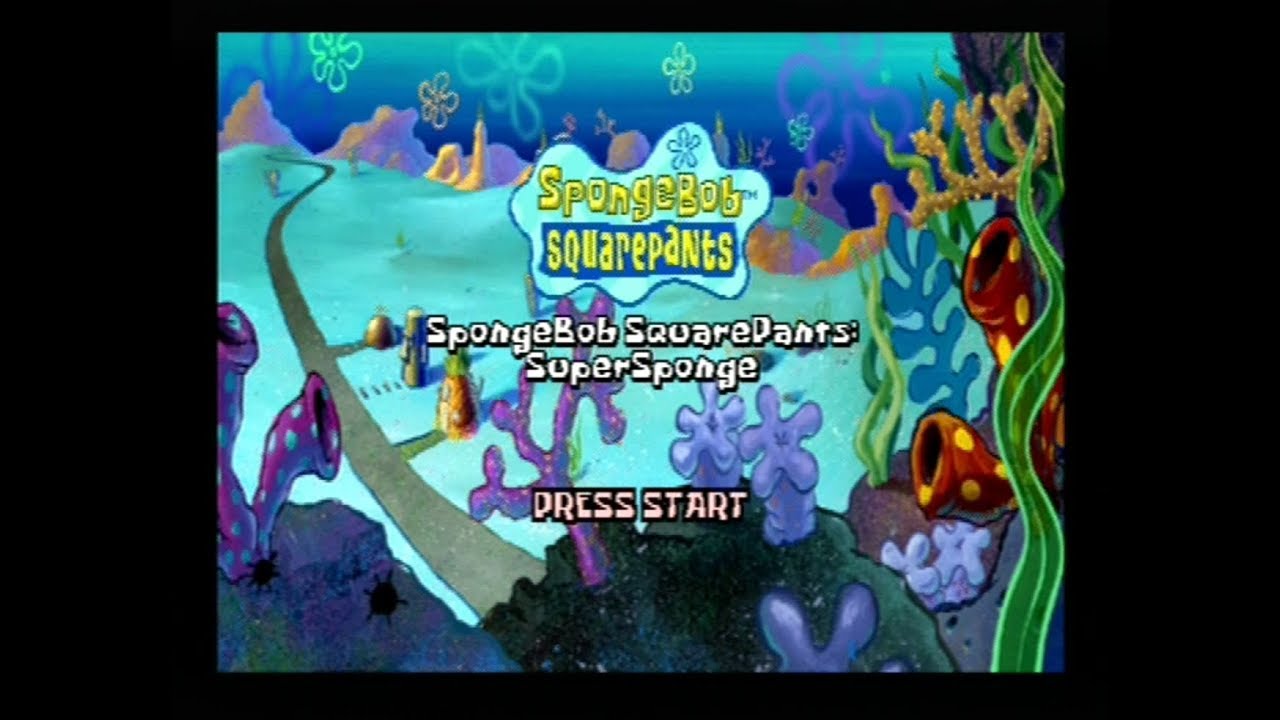 Gameplay Ps1 - SpongeBob SquarePants: SuperSponge PAL (2001)