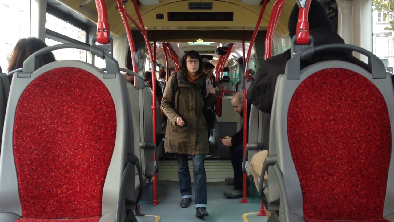 Reseau T2C Ligne C Voyage a Bord dun Heuliez bus GX 427 hd