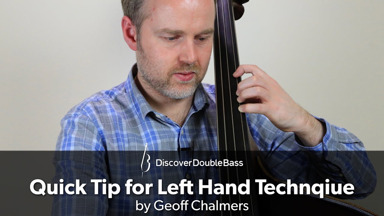 Left Hand Shape - Beginner's Double Bass Lesson