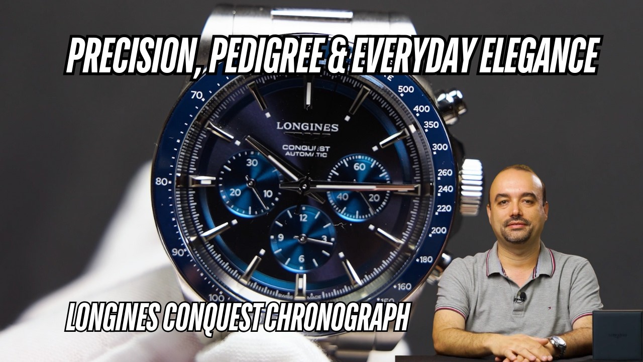 Хронограф Longines Conquest | Точность, безупречный стиль и элегантность на каждый день