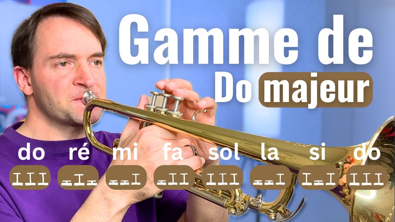 Trompette débutant - Jouer la gamme de do majeur facilement!