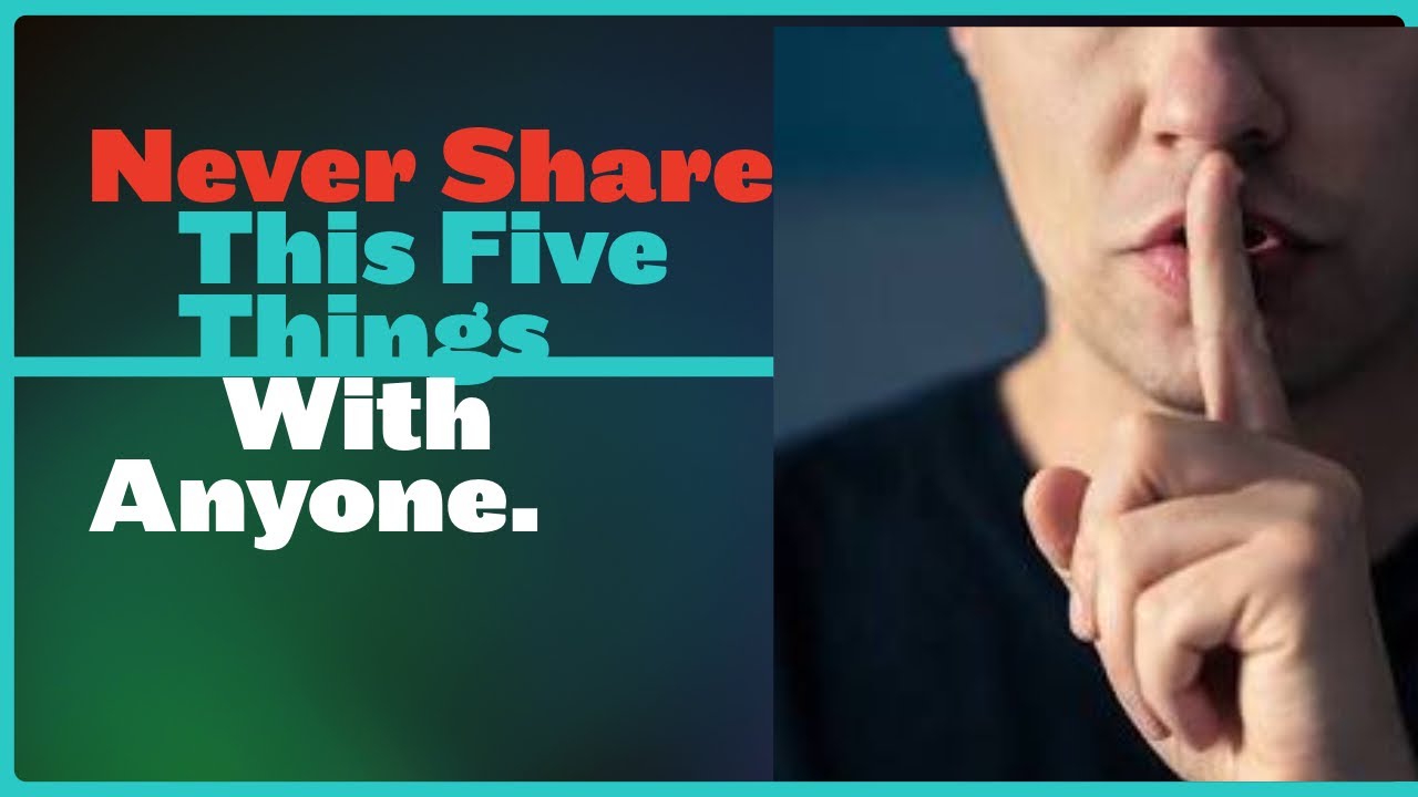 God Said Keep This 5 Things To Yourself 