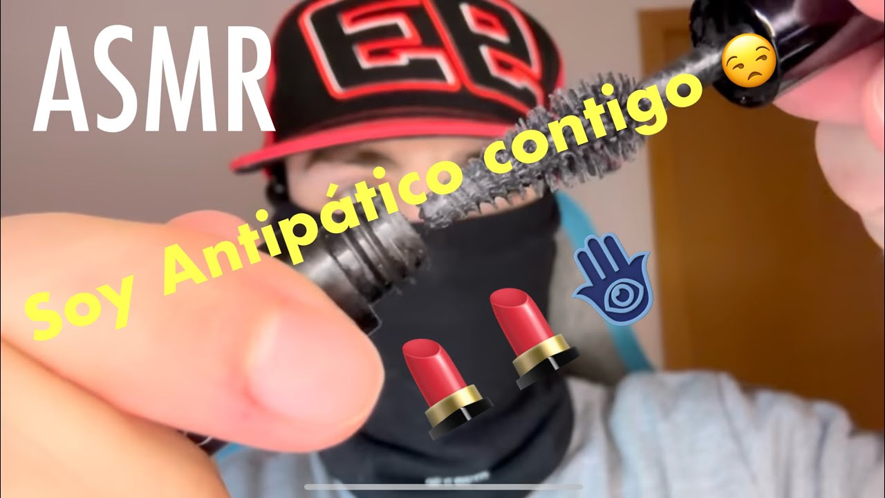 ASMR Te maquillo en 10 minutos siendo Antipático Contigo / ROLEPLAY EN ESPAÑOL / DAV ASMR