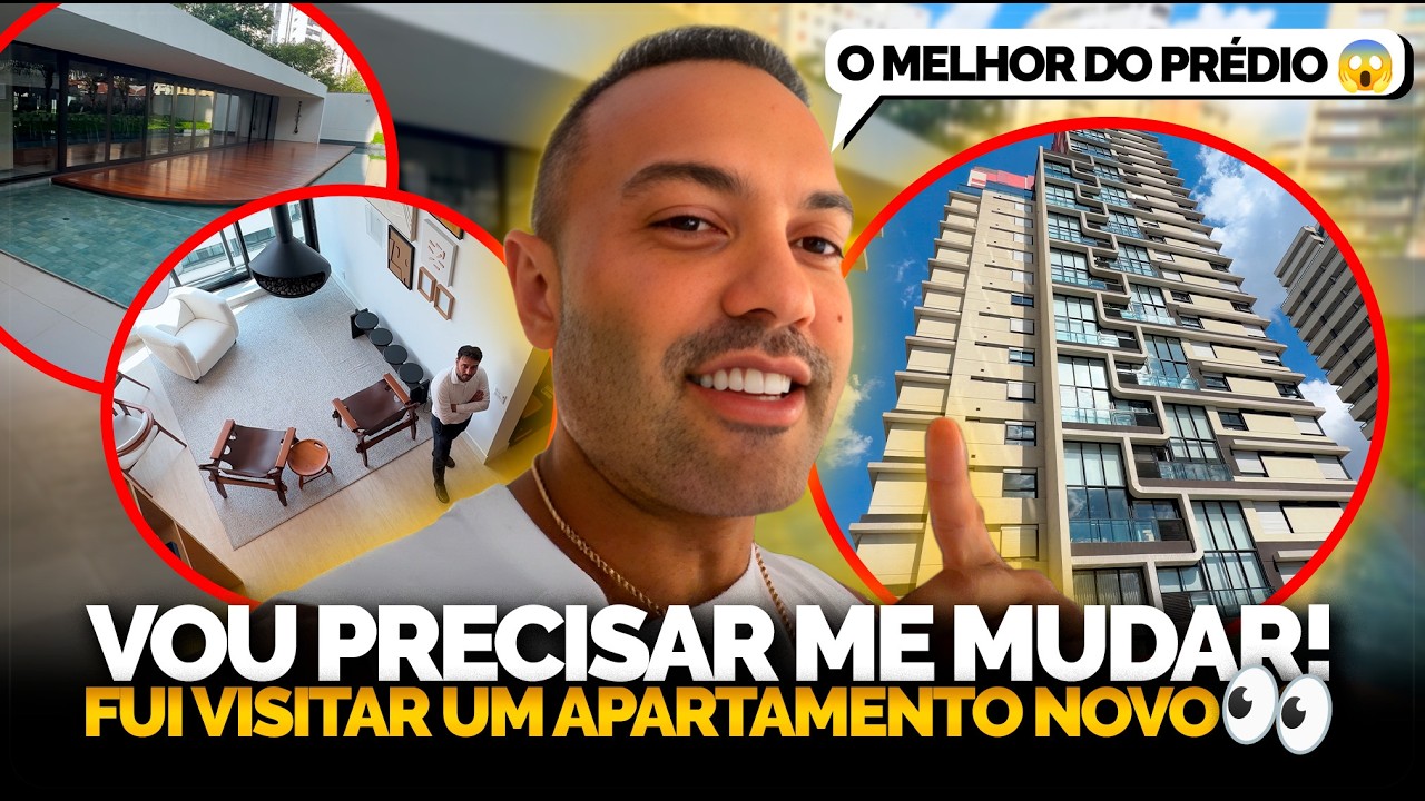 VOU TER QUE ME MUDAR? 😳 VISITEI UM APARTAMENTO E OLHA NO QUE DEU 👀