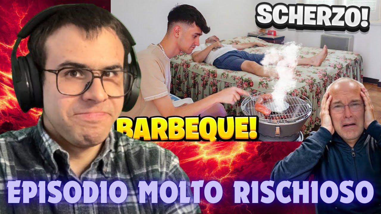 REACTION SCHERZO GRIGLIATA IN CASA !!! STAVA PER ESPLODERE TUTTA LA CASA !!!