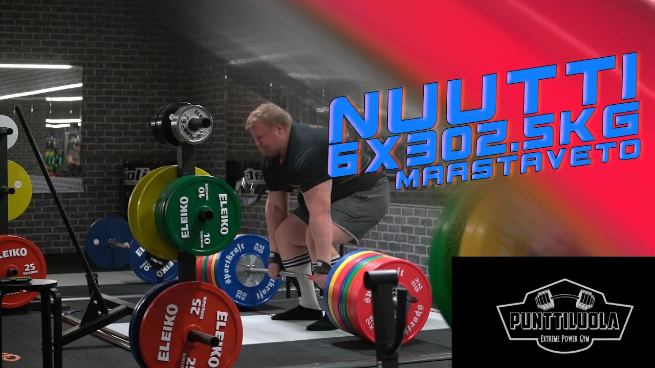 Maastaveto 6x 302.5kg Nuutti | Punttiluola Jyväskylän paras sali?