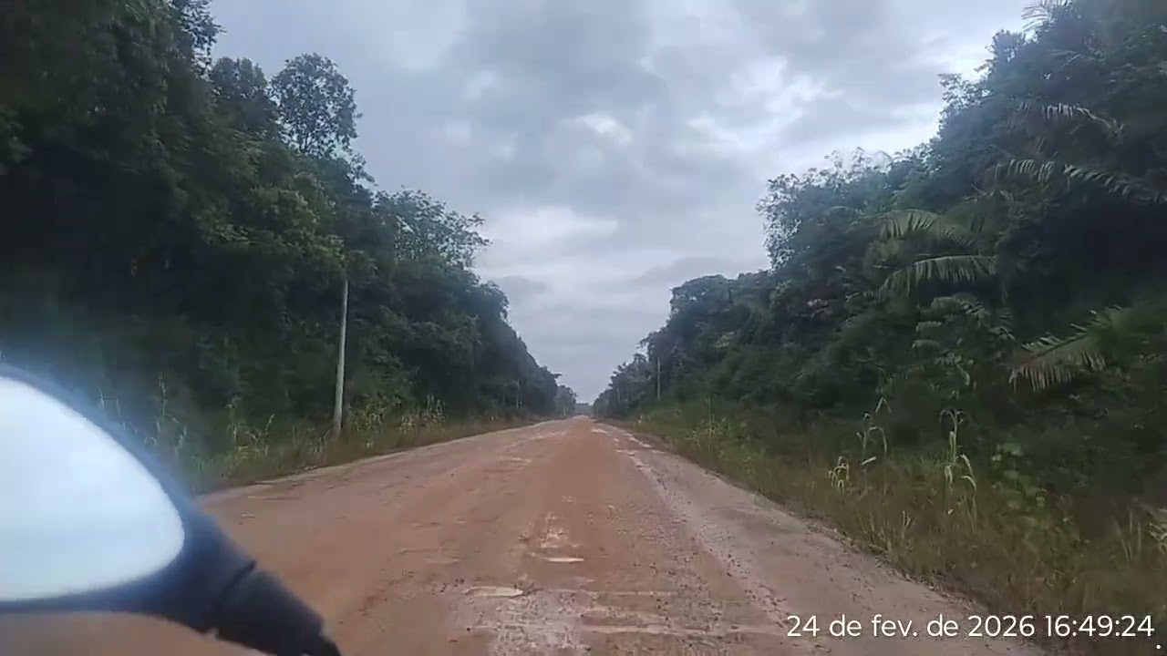 # br319, chuva no km 284. Dia 24/02/26.