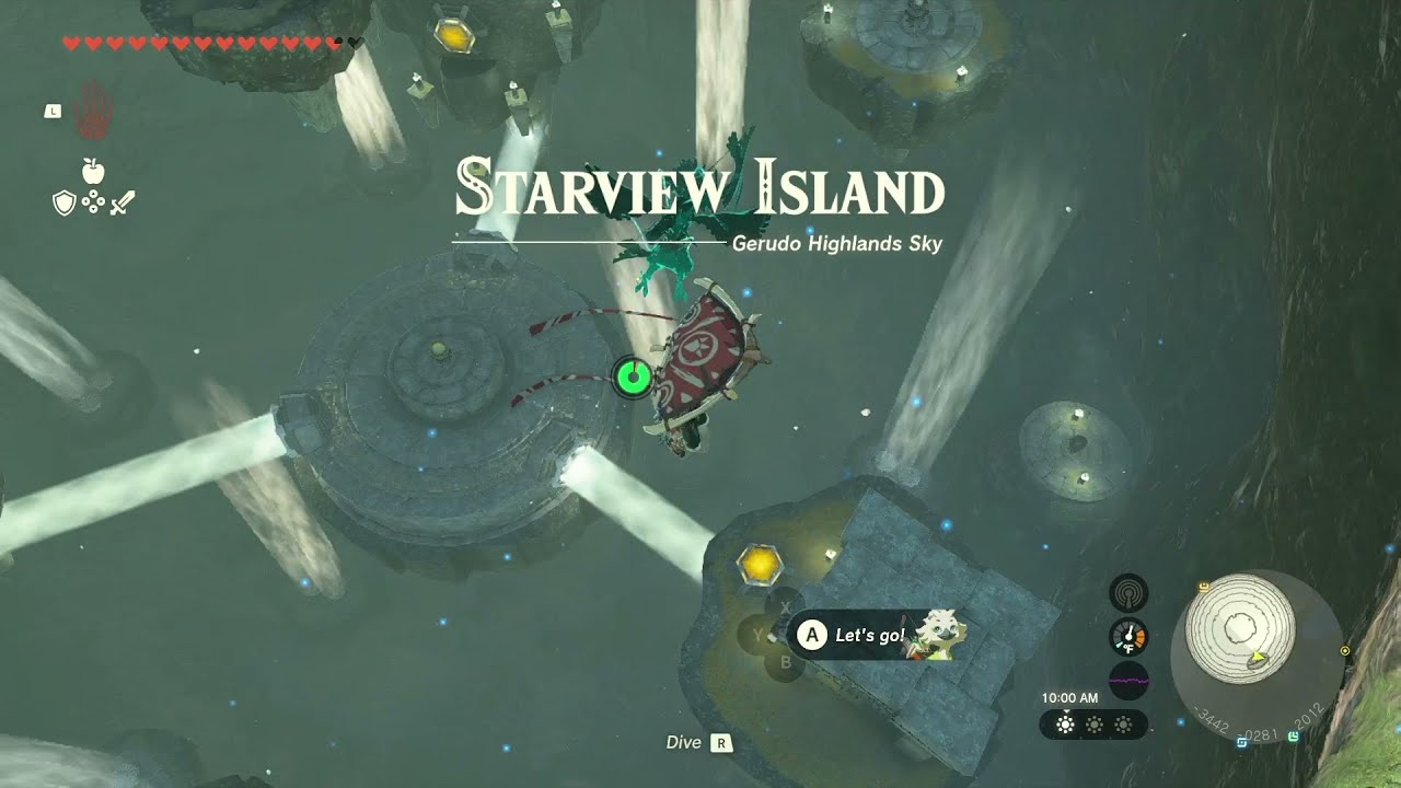 Starview Island - Gerudo Highlands Sky - Walkthrough Guide - TLOZ: Tears of the Kingdom