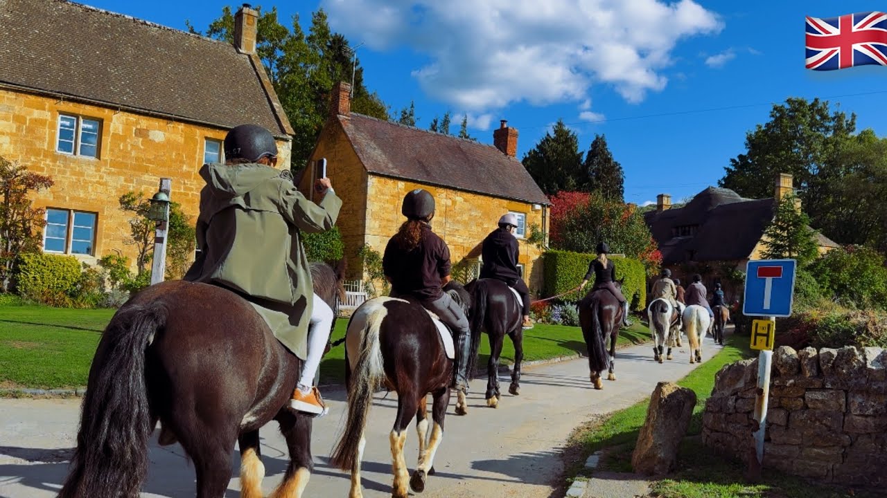 A Timeless Cotswolds Village in Sunlight, Birdsong, Blooms & Horse Riders 🌿🌸🐎