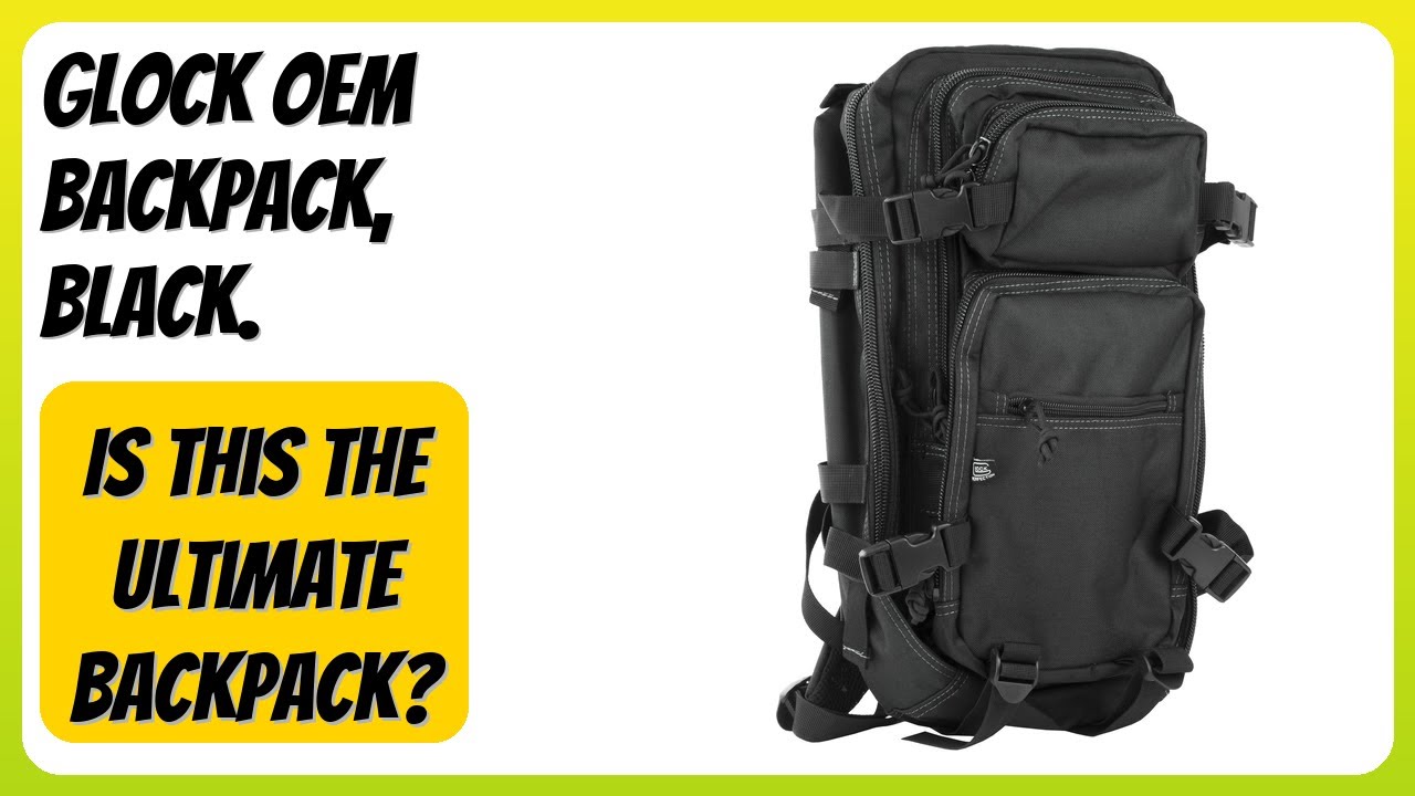 REVIEW (2026): Glock OEM Backpack, Black. Features