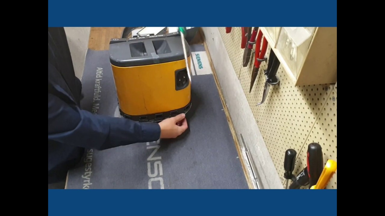 Reparation af en Nilfisk gm 300