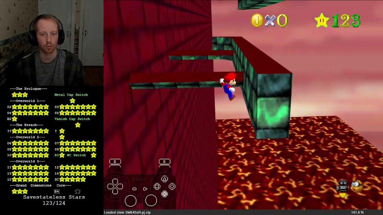 SM64 Stars of Reincarnation: Grand Dimensions Tower (Savestateless)