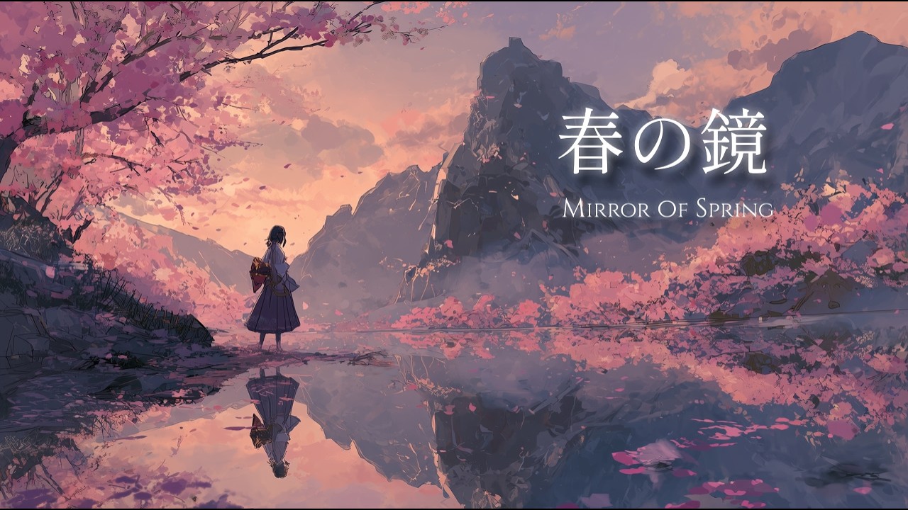 🌸【春の鏡】2時間 和風癒やしBGM | リラックス・作業用・集中用