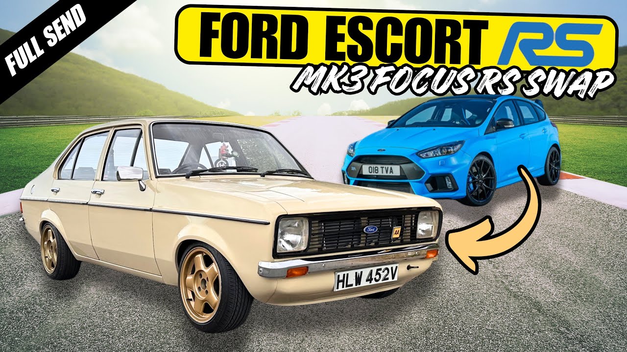 CRAZY 2.3 ECOBOOST RS MK2 ESCORT - MK3 FOCUS RS SWAPPED MONSTER!