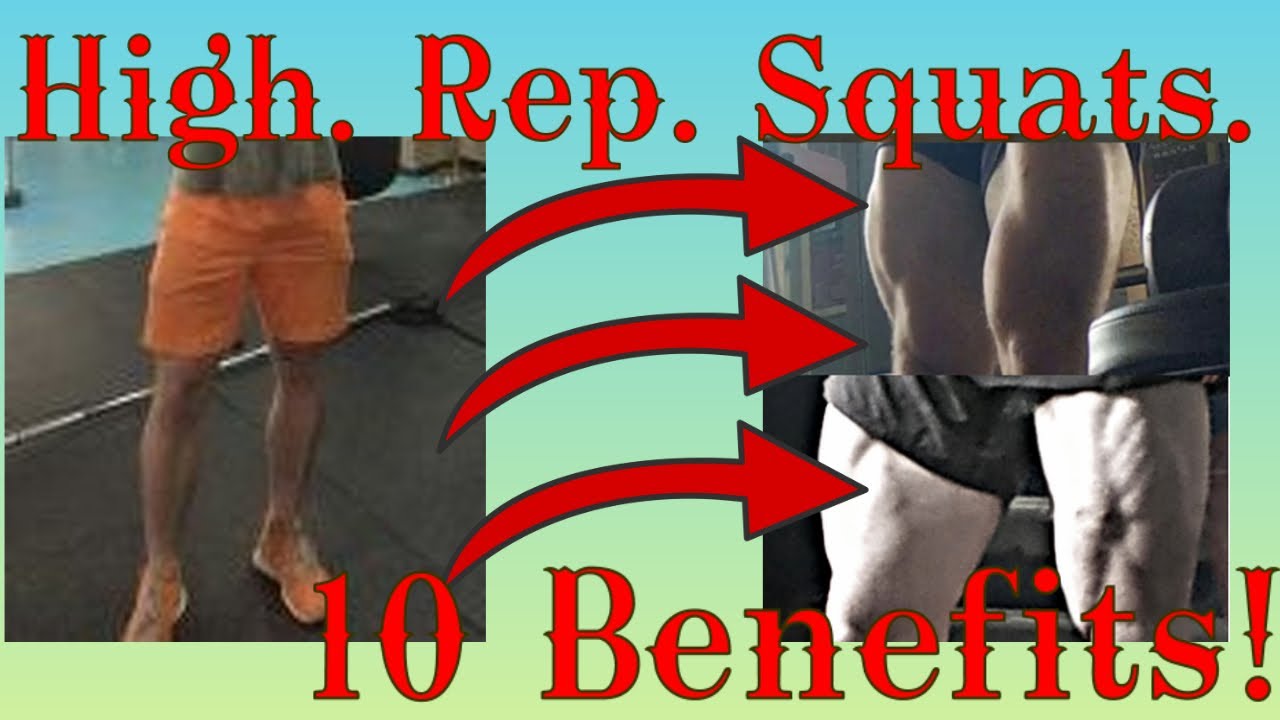 BRUTAL HIGH REP SQUATS for BIG GAINS (Super Squats, 20 Rep Squats...)