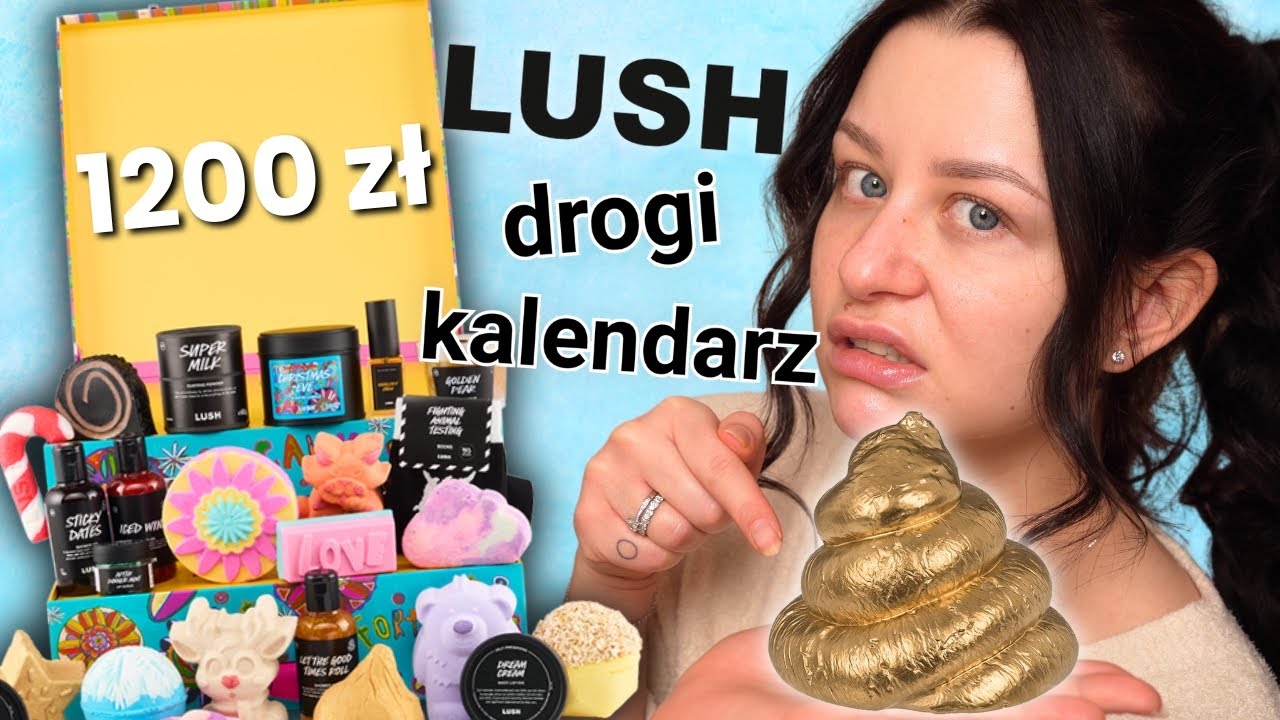 Kalendarz za 1200 zł z Lush! Bardzo drogi, ale czy warty swojej ceny? Vlogmas 2025 Dusia