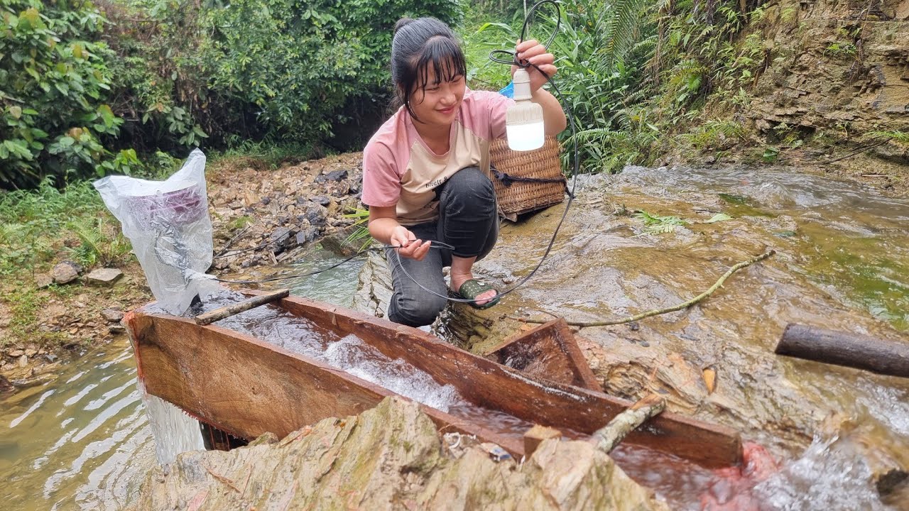 The process of generating electricity from a turbine by a 17-year-old girl | Tiểu Liễu-17 year old