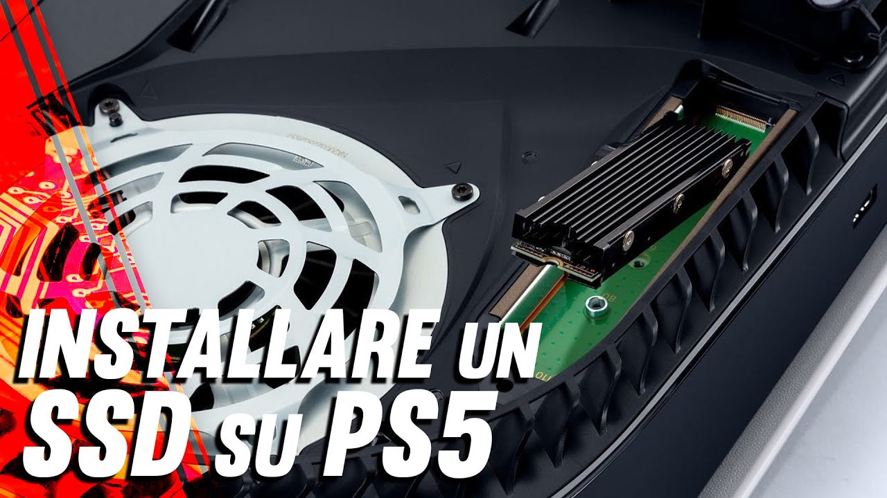 Come installare un SSD su PS5