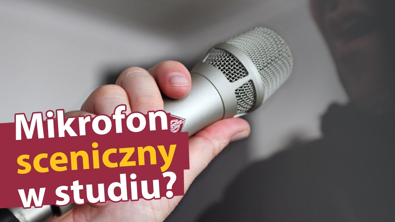 Czy mikrofon sceniczny w studiu ma sens?