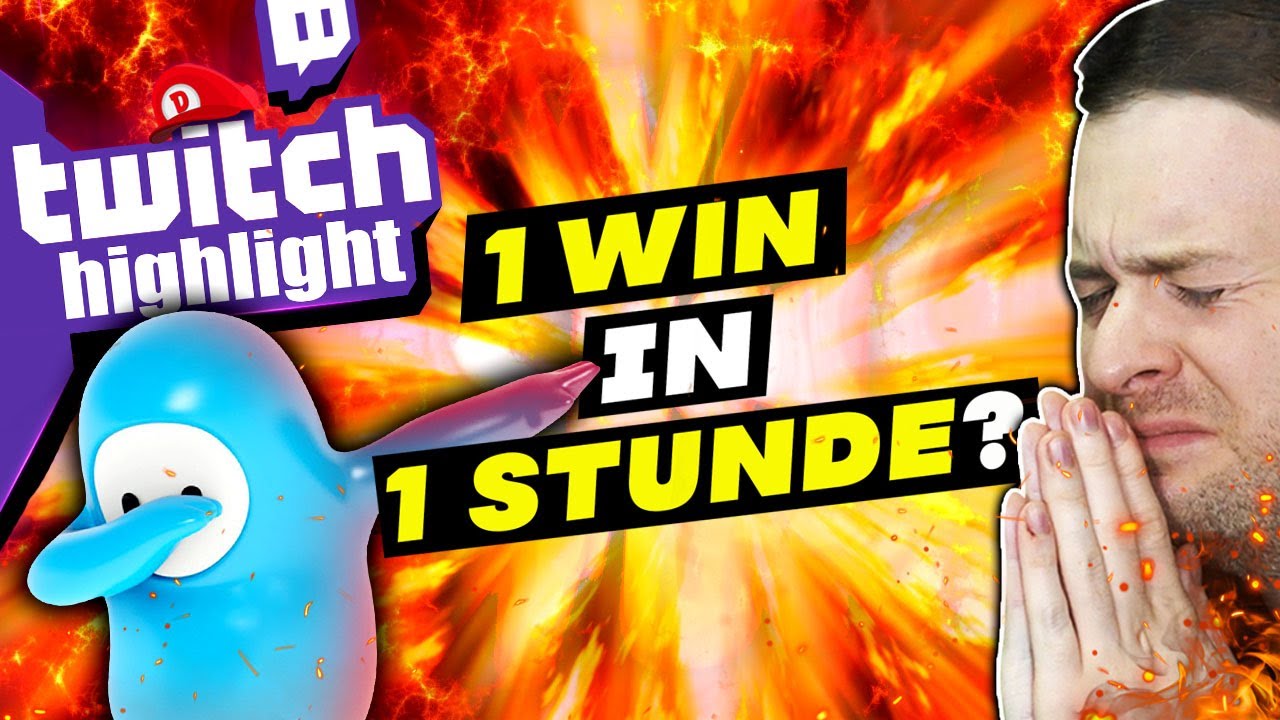 1 WIN in 1 STUNDE? 👑 Fall Guys Challenge | Best Of Domtendo