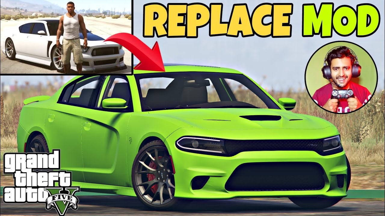 GTA 5 - How To Replace Franklin's Car Permanently With Real life Car 🔥 Gta 5 Mods Tutorial