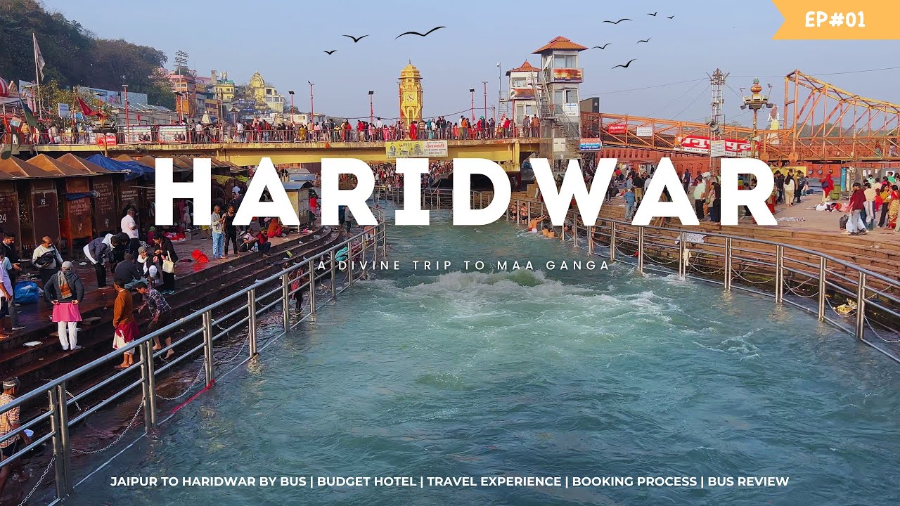 Jaipur to Haridwar Bus Journey 🚍 | Divine Maa Ganga Yatra | Budget Hotel & Travel Experience