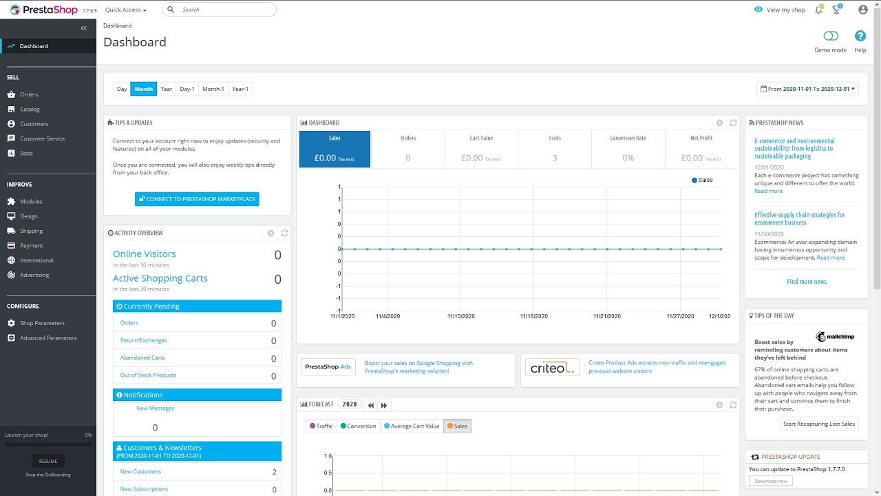 How to setup PrestaShop to use outMail