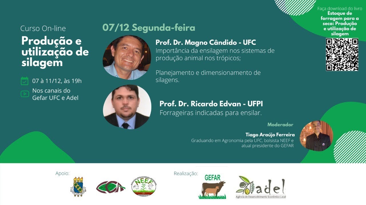 DIA 01 - CURSO PRODUÇÃO E UTILIZAÇÃO DE SILAGEM