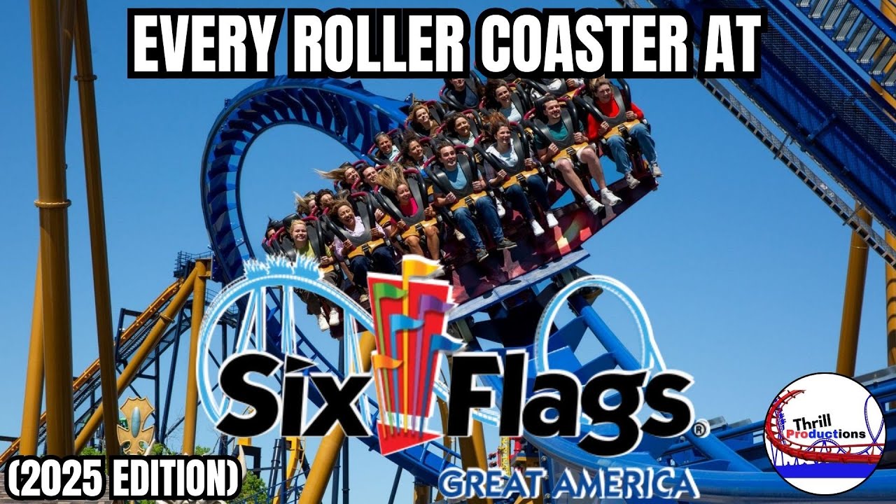 Every Roller Coaster at Six Flags Great America! (2025 Edition)