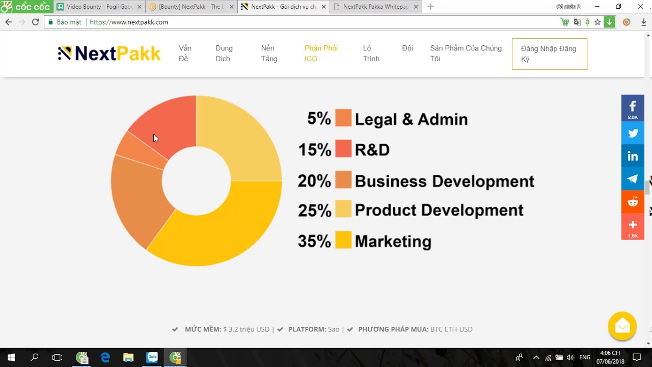 #NextPakk ICO REVIEW 2 -Th&ocirc;ng tin ICO #PakkaToken, #Stellar, #ICO