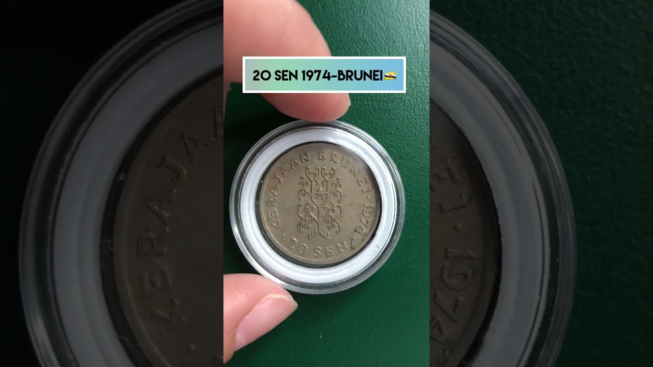 1974 20 Sen - Brunei #coin