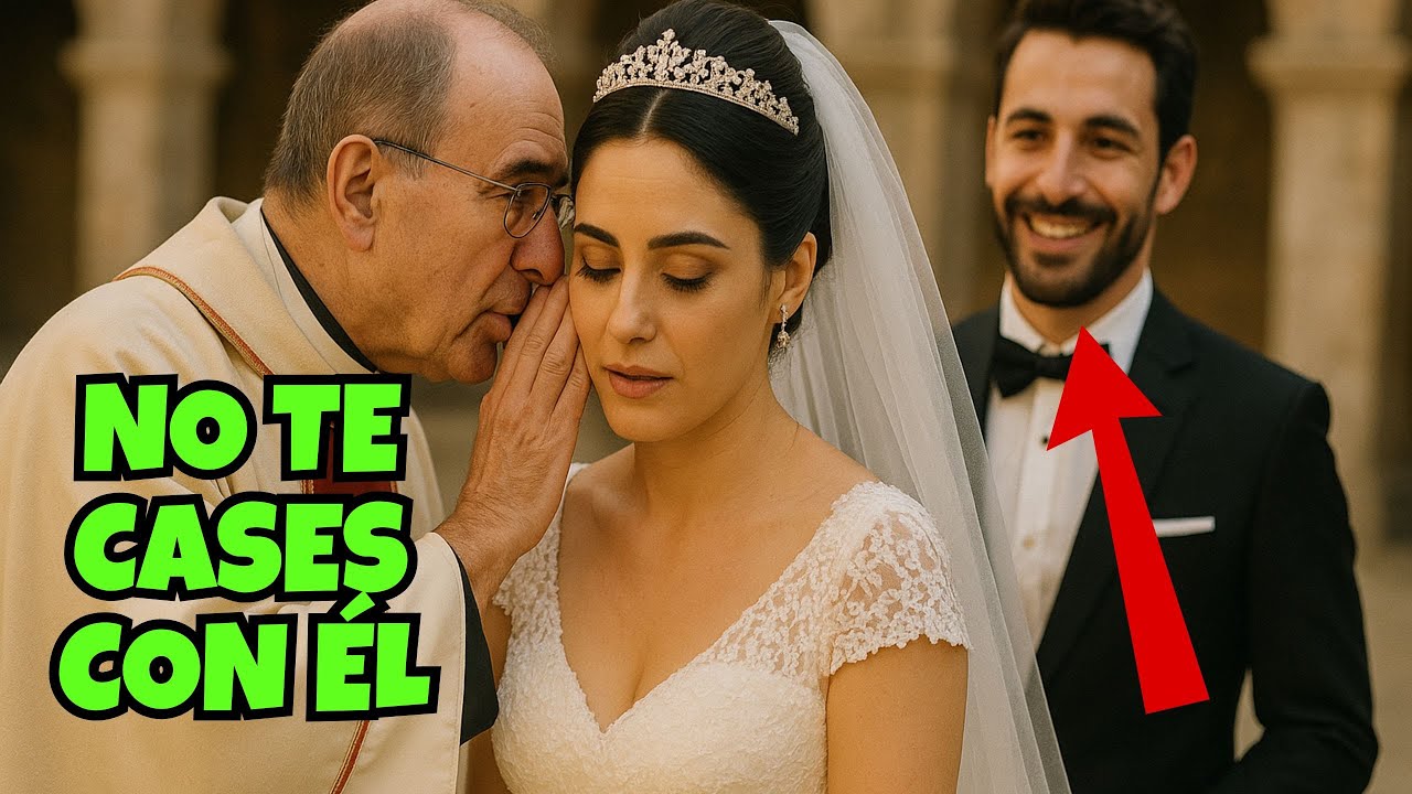En mi boda, el sacerdote me susurró algo al oído... y cancelé todo ese mismo instante.