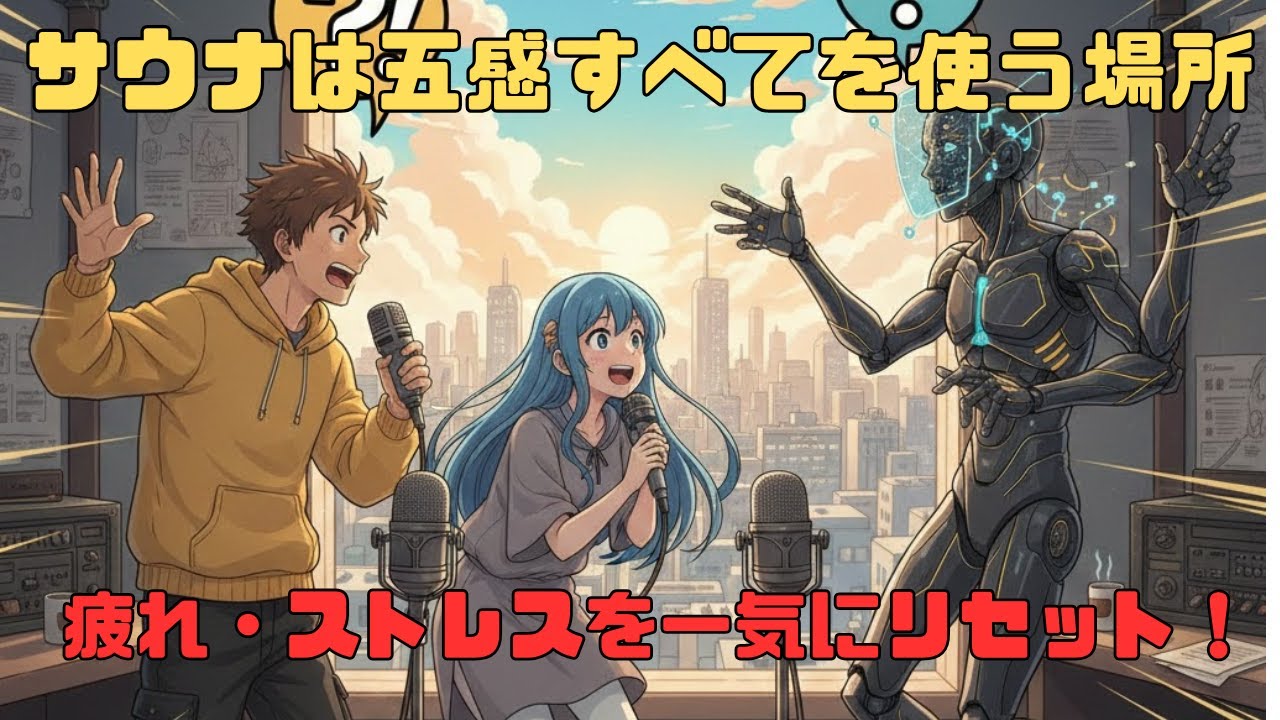 【サウナ】AIと語るサウナの科学！体と心をリセットする方法