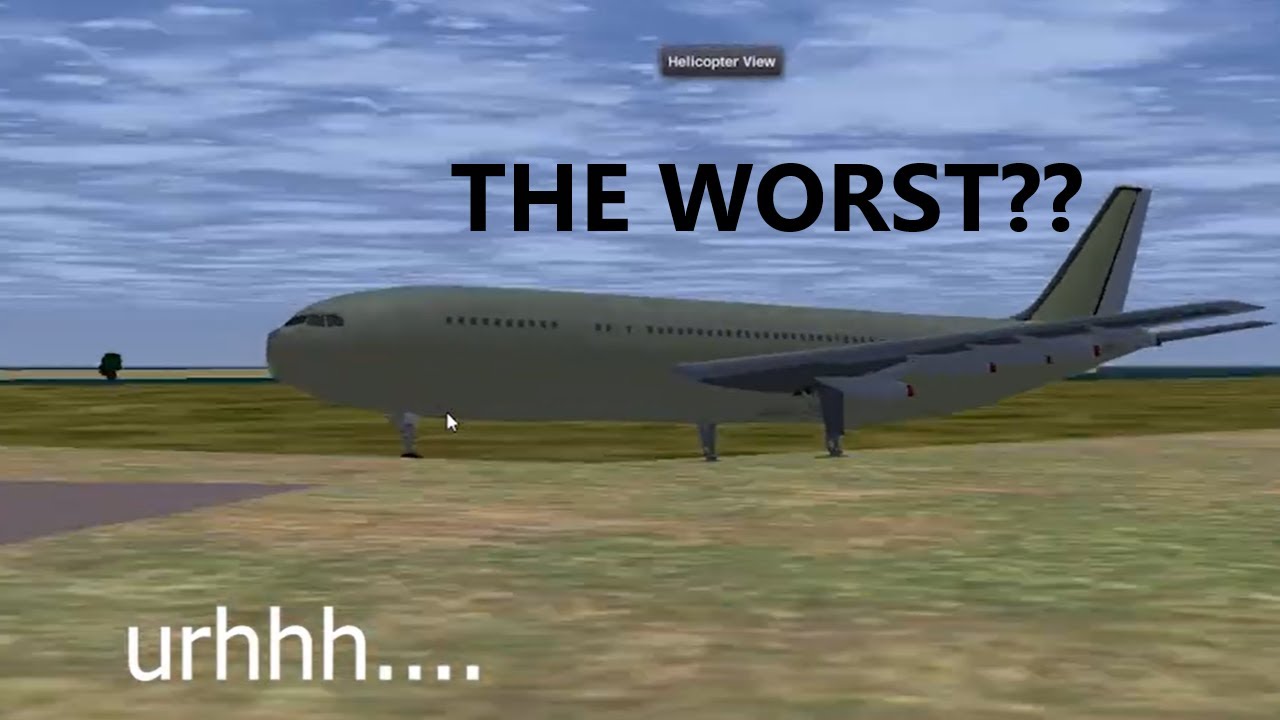 REVIEWING the WORST PLANES in FLIGHTGEAR