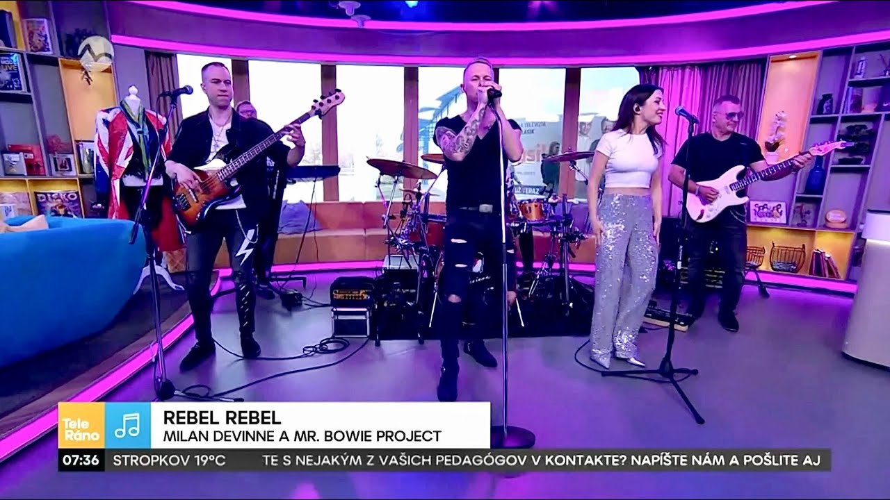 Mr. Bowie - The Celebration Concert | Rebel Rebel (Live on TV Markíza - Teleráno)