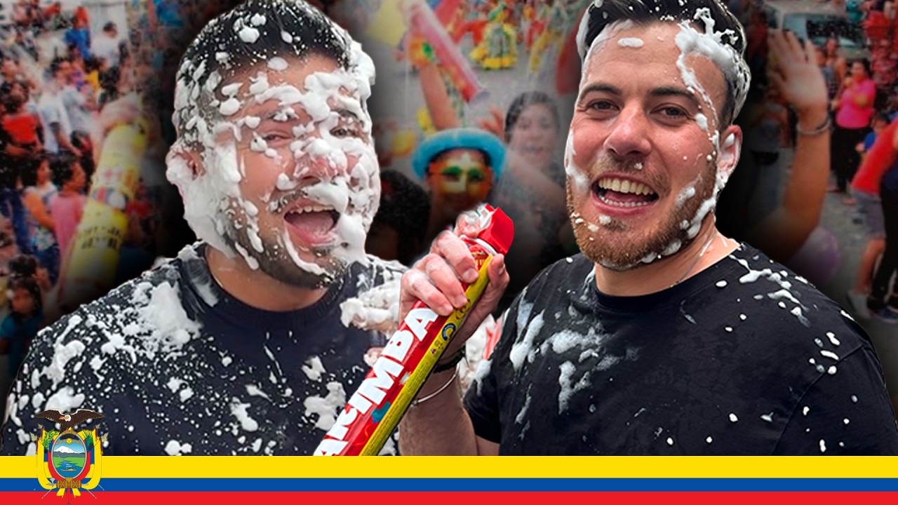 Los CARNAVALES DE ECUADOR son una LOCURA 🥳 Mote pata MÁS GRANDE del mundo
